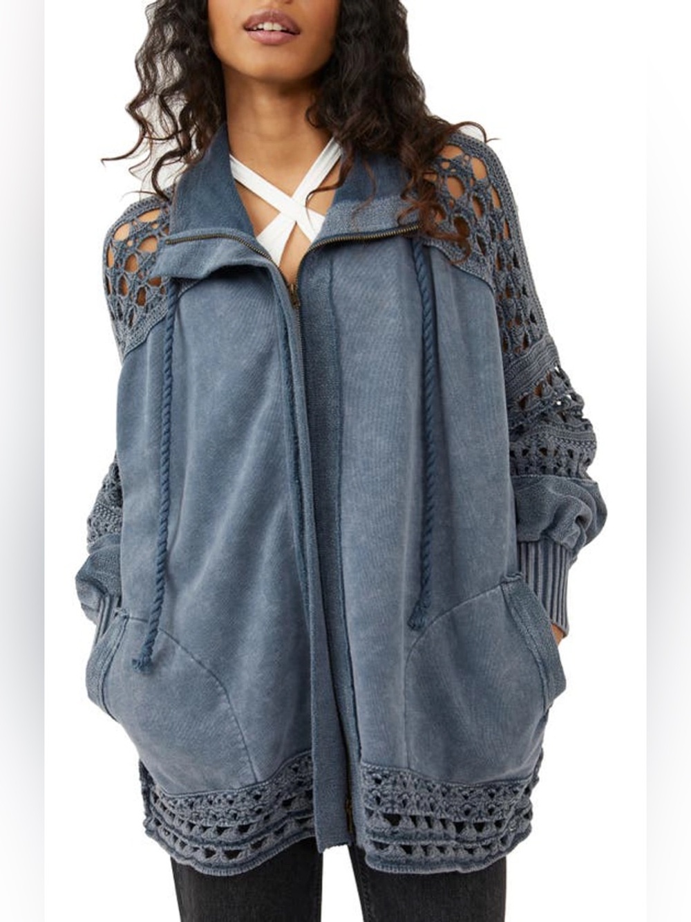 Free People Dune Bug Zip-up
Cotton Cardigan